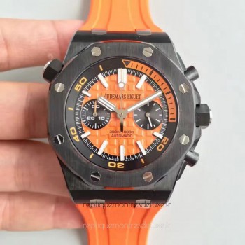Replik-Uhr Audemars Piguet Royal Oak Offshore Diver Chronograph 26703 Ceramic Orange Dial Replik-Uhr Audemars Piguet Royal Oak Offshore Diver Chronograph 26703 Ceramic Orange Dial
