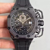 Replik-Uhr Audemars Piguet Royal Oak Offshore Survivor 26165IO.OO.A002CA.01 Titanium Schwarzes Zifferblatt Replik-Uhr Audemars Piguet Royal Oak Offshore Survivor 26165IO.OO.A002CA.01 Titanium Schwarzes Zifferblatt