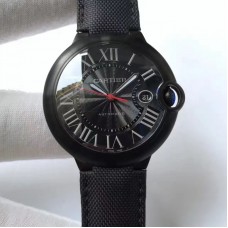 Replik-Uhr Ballon Bleu De Cartier WSBB0015 42MM PVD Schwarzes Zifferblatt