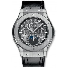 Replik-Uhr Hublot Classic Fusion Aerofusion Moonphase Titanium 547.NX.0170.LR