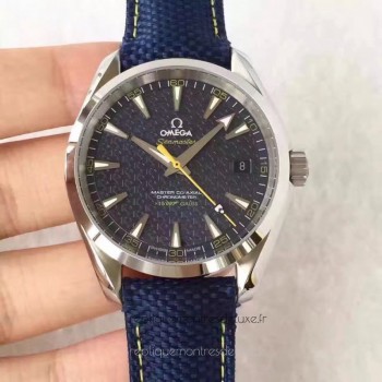Replik-Uhr Omega Seamaster Aqua Terra 150M James Bond 231.10.42.21.03.004 41MM Rostfreier Stahl Blaues Zifferblatt 