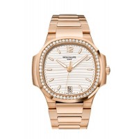 Replik Patek Philippe Nautilus Automatik Diamant Damenuhr 7118/1200R-001