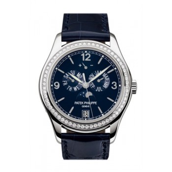 Replik Patek Philippe Complications Annual Calendar White Gold Watch 5147G-001
