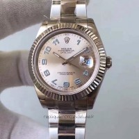 Replik-Uhr Rolex Datejust II 116334 41MM Rostfreier Stahl Rhodium-Zifferblatt