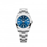 Replik uhr Rolex Oyster Perpetual 34 Bright Blaues Zifferblatt Oyster Bracelet m124200-0003 Replik uhr Rolex Oyster Perpetual 34 Bright Blaues Zifferblatt Oyster Bracelet m124200-0003