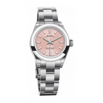 Replik uhr Rolex Oyster Perpetual 28 rosa Zifferblatt m276200-0004