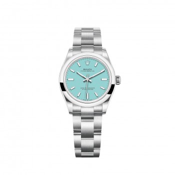 Replik uhr Rolex Oyster Perpetual 31 turquoise Blaues Zifferblatt m277200-0007