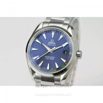 Replik-Uhr Omega Seamaster Aqua Terra 150M Pyeongchang 2018 Limited Edition 41MM Rostfreier Stahl Blaues Zifferblatt Replik-Uhr Omega Seamaster Aqua Terra 150M Pyeongchang 2018 Limited Edition 41MM Rostfreier Stahl Blaues Zifferblatt