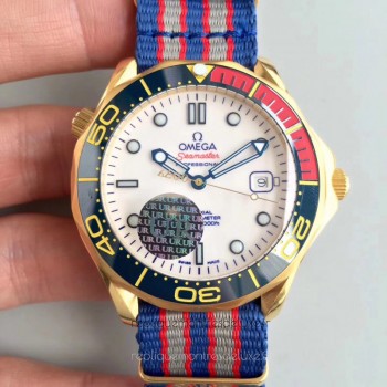 Replik-Uhr Omega Seamaster Diver 300M Co-Axial 41MM Commander 007 212.62.41.20.04.001 Gelbgold WeiBes Zifferblatt Replik-Uhr Omega Seamaster Diver 300M Co-Axial 41MM Commander 007 212.62.41.20.04.001 Gelbgold WeiBes Zifferblatt