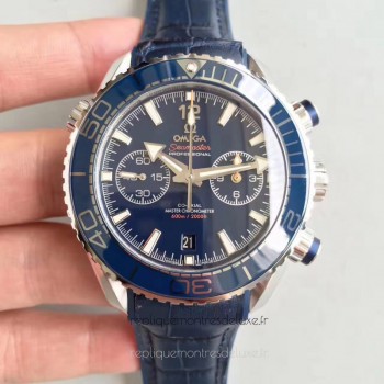Replik-Uhr Omega Seamaster Planet Ocean 600M Chronograph 215.33.46.51.03.001 Rostfreier Stahl Blaues Zifferblatt Replik-Uhr Omega Seamaster Planet Ocean 600M Chronograph 215.33.46.51.03.001 Rostfreier Stahl Blaues Zifferblatt
