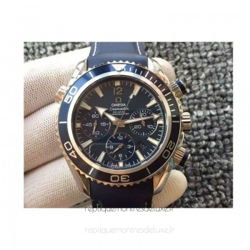 Replik-Uhr Omega Seamaster Planet Ocean Chronograph Rostfreier Stahl Blaues Zifferblatt Replik-Uhr Omega Seamaster Planet Ocean Chronograph Rostfreier Stahl Blaues Zifferblatt