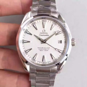 Replik-Uhr Omega Seamaster Aqua Terra 150M Master Co-Axial 231.10.42.21.02.003 Rostfreier Stahl WeiBes Zifferblatt Replik-Uhr Omega Seamaster Aqua Terra 150M Master Co-Axial 231.10.42.21.02.003 Rostfreier Stahl WeiBes Zifferblatt