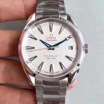 Replik-Uhr Omega Seamaster Aqua Terra 150M Master Golf Edition 231.10.42.21.02.004 Rostfreier Stahl WeiBes Zifferblatt 