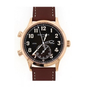 Replik Patek Philippe Calatrava Pilot Travel Time Uhr 5524R-001