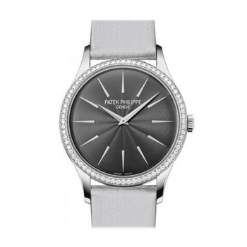 Replik Patek Philippe Calatrava Damenuhr mit Handaufzug 4897G-010