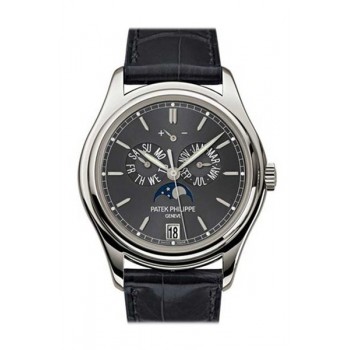 Replik Patek Philippe Komplikationen Mondphase Schwarzes Zifferblatt 5146P-001