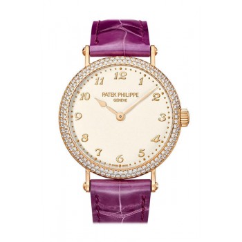Replik Patek Philippe Calatrava Gold Diamond Damenuhr 7200/200R