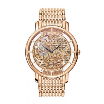 Replik Patek Philippe Complications Skeleton Herrenuhr 18kt Rosegold 5180/1R-001