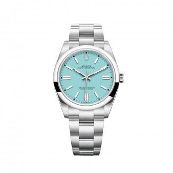 Replik uhr Rolex Oyster Perpetual 41 Blaues Zifferblatt Oyster Bracelet m124300-0006