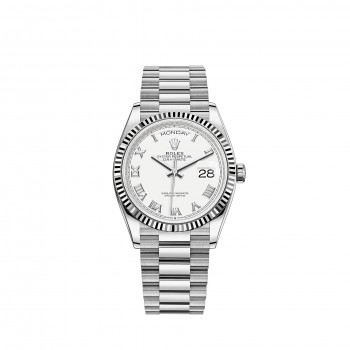 Replik uhr Rolex Day-Date 36 18 ct Weißes Gold Fluted bezel President bracelet m128239-0038 Replik uhr Rolex Day-Date 36 18 ct Weißes Gold Fluted bezel President bracelet m128239-0038