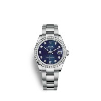 Replik uhr Rolex Datejust 31 Oystersteel 18 ct Weißes Gold M178384-0067 Replik uhr Rolex Datejust 31 Oystersteel 18 ct Weißes Gold M178384-0067