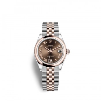 Replik uhr Rolex Datejust 31 Oystersteel 18 ct Everose gold M278241-0004 Replik uhr Rolex Datejust 31 Oystersteel 18 ct Everose gold M278241-0004