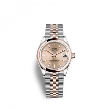 Replik uhr Rolex Datejust 31 Oystersteel 18 ct Everose gold M278241-0010 Replik uhr Rolex Datejust 31 Oystersteel 18 ct Everose gold M278241-0010