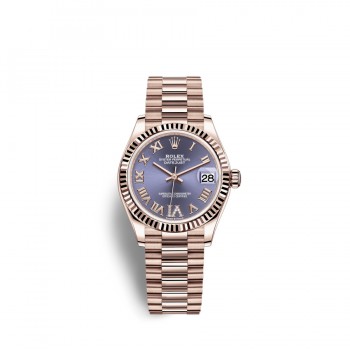 Replik uhr Rolex Datejust 31 18 ct Everose gold M278275-0029