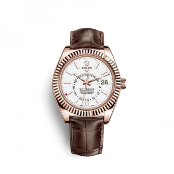 Replik uhr Rolex Sky-Dweller 18 ct Everose gold M326135-0006 Replik uhr Rolex Sky-Dweller 18 ct Everose gold M326135-0006