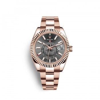 Replik uhr Rolex Sky-Dweller 18 ct Everose gold M326935-0007 Replik uhr Rolex Sky-Dweller 18 ct Everose gold M326935-0007