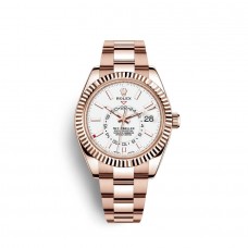 Replik Uhr Rolex Sky-Dweller 18 Karat Everose Gold M326935-0005